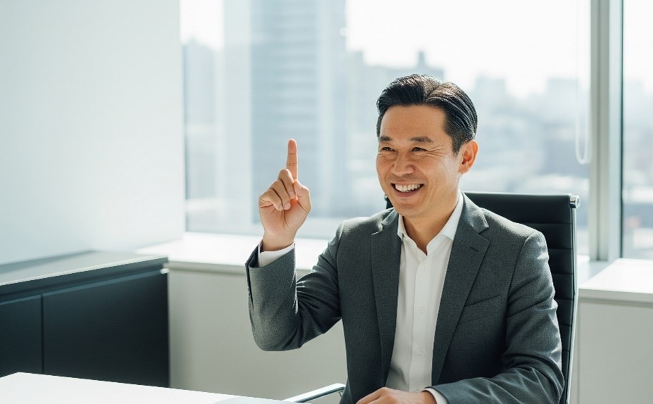 笑顔で指を差す男性(AI).jpg